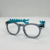 Taka, Medium Gray + Turquoise Big Dino (Asian Fit)