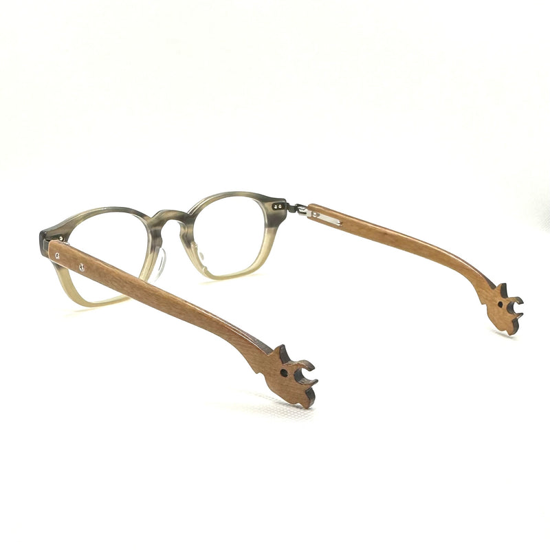Michael, Taupe Gradation + Cherrywood Triceratops(Asia Fit)